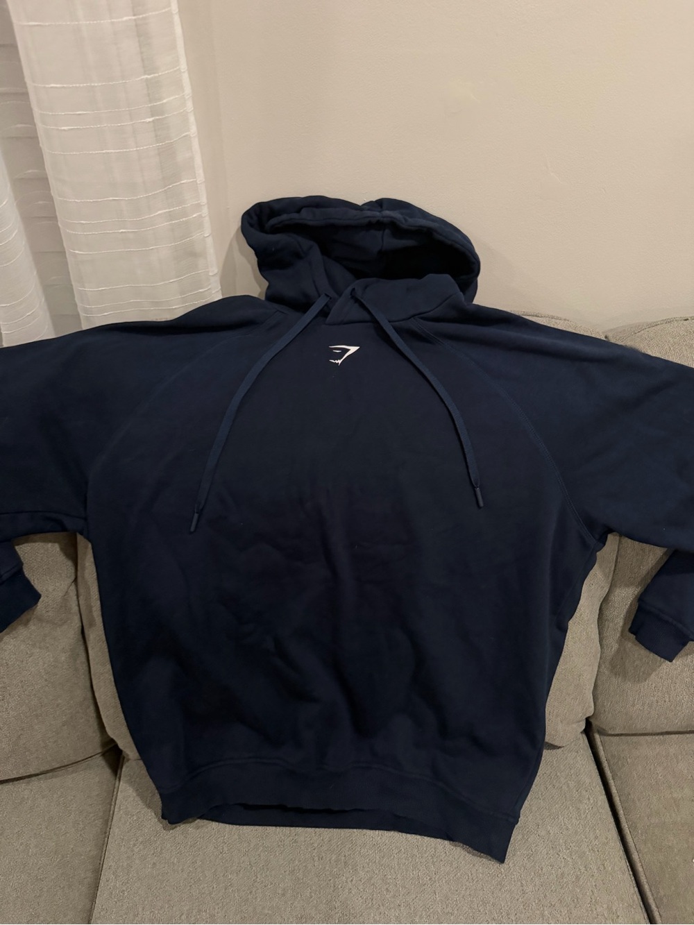 Gymshark Navy Blue Pullover Hoodie
